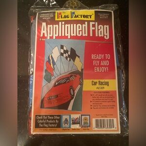 Vintage Flag Factory Appliqued Flag